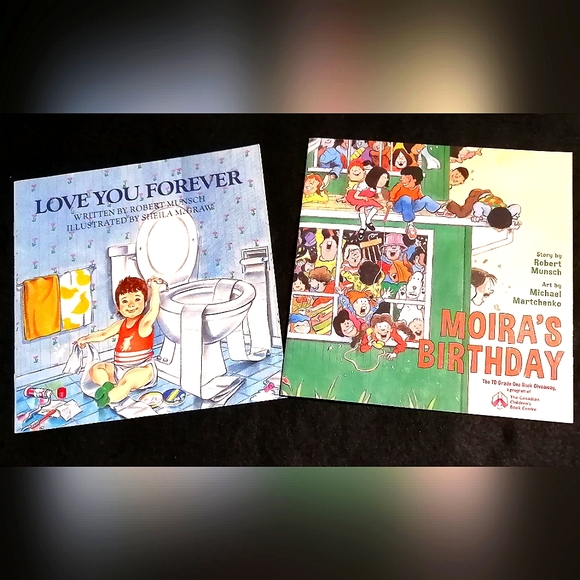 Robert Munsch / Love You Forever & Moira's Birthday Children's Soft Cover Books - Picture 1 of 1